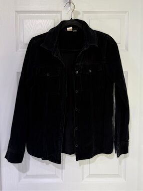 Roxy Black Corduroy Shacket